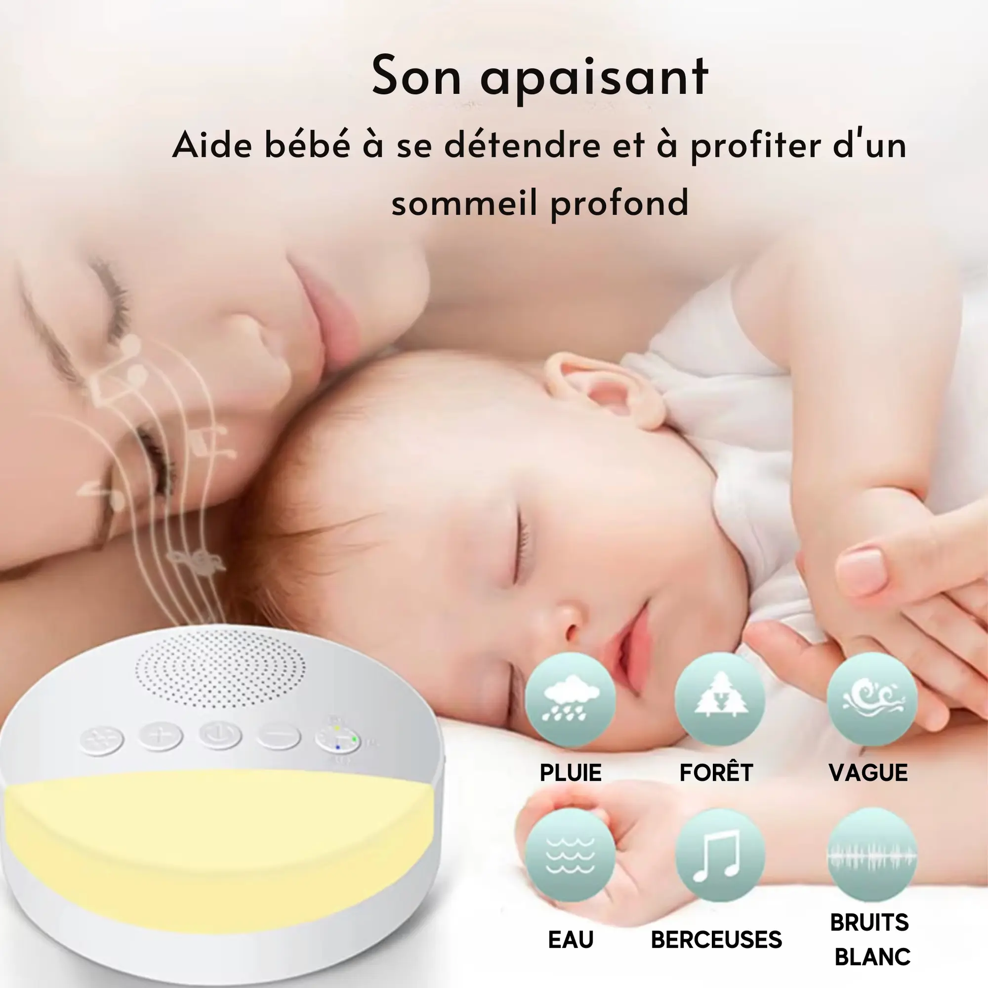 Machine à bruit blanc Rêve de nourisson